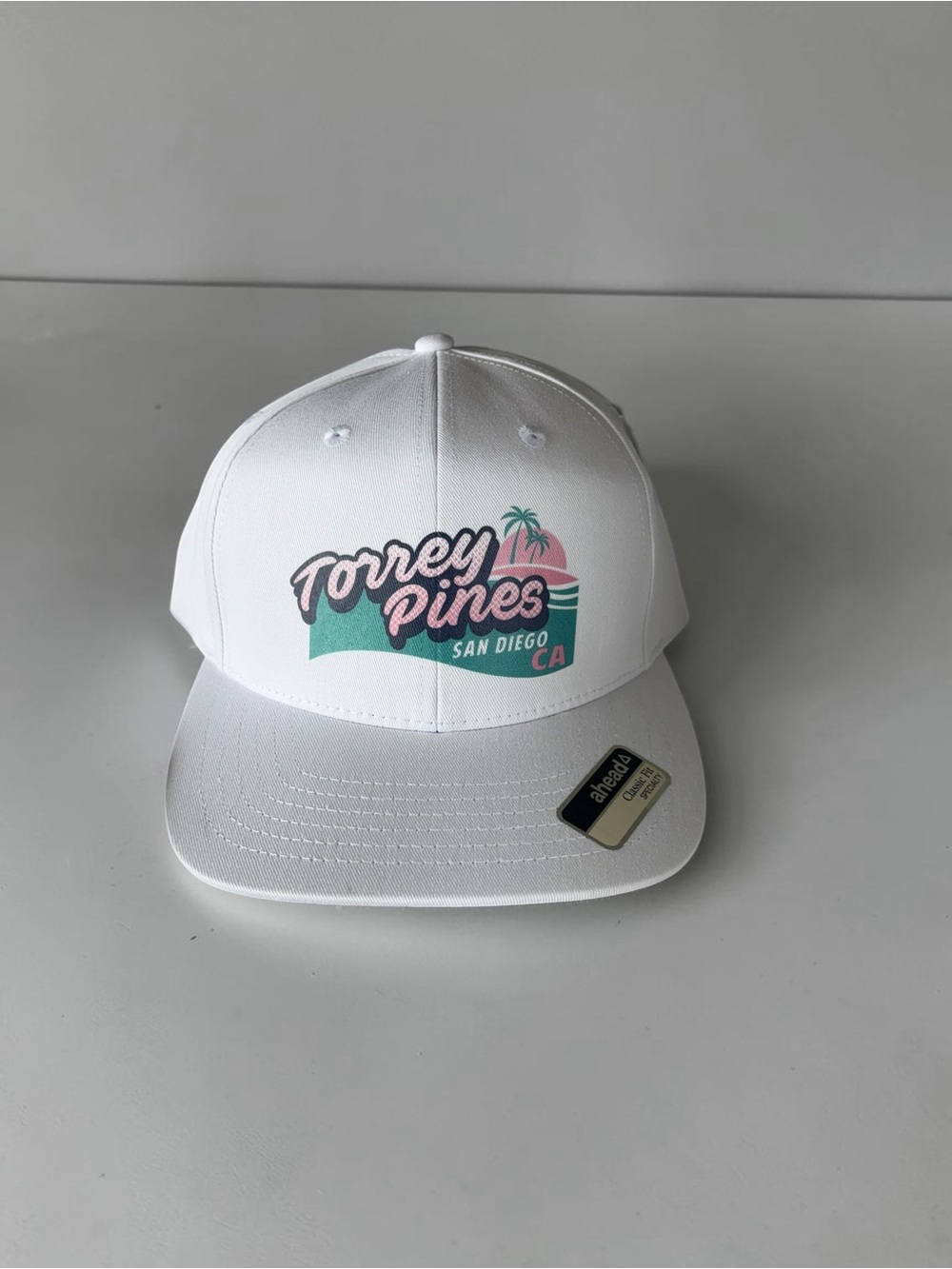 Torrey Pines San Diego White Snapback Hat